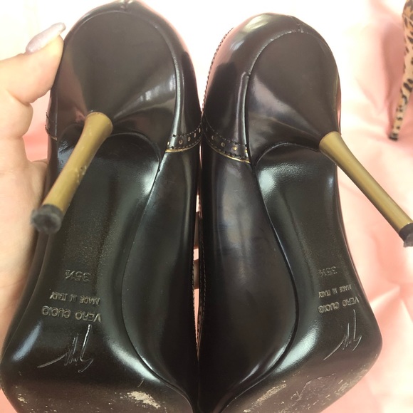 Giuseppe Zanotti dark brown buckle heels - Picture 5 of 8